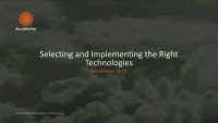 Selecting and Implementing the Right Technologies icon