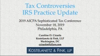 Tax Controversies - IRS Practice Update icon