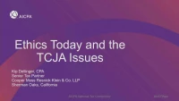 Ethics Today and the TCJA Issues icon