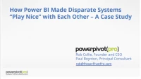 How Power BI Made Disparate Systems "Play Nice" with Each Other icon