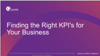 Finding the Right KPI's for Your Business icon