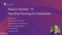 Year-end Planning for Contractors icon