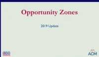 Opportunity Zones - Tax Perspective and Update icon