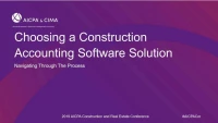 Selecting a Construction Accounting Software Solution icon
