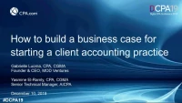 How to Build a Business Case for Starting a Client Accounting Service Practice icon
