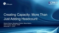 Creating Capacity: More Than Just Adding Headcount icon