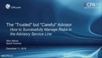 The "Trusted" but "Careful" Advisor - How to Manage Liability Risks in the Advisory Service Line icon
