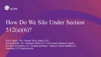 How Do We Silo Under Section 512(a)(6)? icon