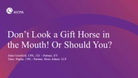 Don't Look a Gift Horse in the Mouth! Or Should You? icon