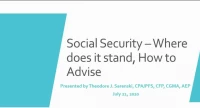 PFP2011. Social Security - Where does it stand; How to Advise icon
