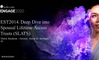 EST2014. Deep Dive into Spousal Lifetime Access Trusts (SLATS) icon