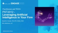 PST2012. Leveraging Artificial Intelligence in Your Firm icon