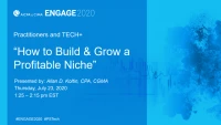 PST2021. How to Build & Grow a Profitable Niche icon