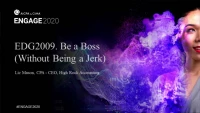 EDG2009. Be a Boss (Without Being a Jerk) icon