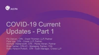 Welcome & Announcements | COVID-19 Current Updates - Part 1 icon