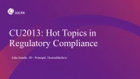 Hot Topics in Regulatory Compliance icon