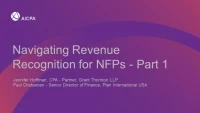 Navigating Revenue Recognition for NFPs - Part 1 icon