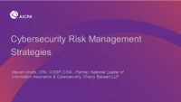 Cybersecurity Risk Management Strategies icon