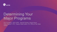 Determining Your Major Programs icon