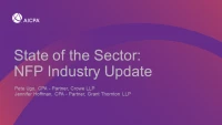 State of the Sector: NFP Industry Update icon