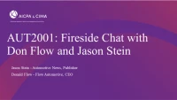Welcome Remarks and Fireside Chat with Don Flow and Jason Stein icon