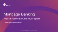 Mortgage Banking (Know When to Hold'em, Fold'em, Hedge'em) icon