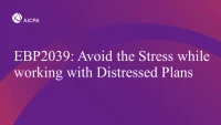 Avoid the Stress while working with Distressed Plans icon