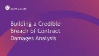 Building a Credible Breach of Contract Damages Analysis icon