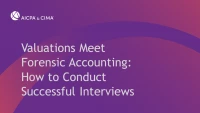 Valuations Meet Forensic Accounting: How to Conduct Successful Interviews icon