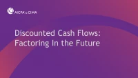 Discounted Cash Flows: Factoring In the Future icon