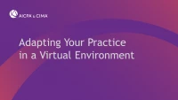 Adapting Your Practice in a Virtual Environment icon