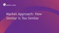 Market Approach: How Similar is Too Similar icon