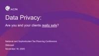 Data Privacy: Are You and Your Clients Really Safe? icon