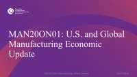 Welcome and Introduction | U.S. and Global Manufacturing Economic Update icon
