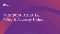 AICPA Tax Policy & Advocacy Update icon