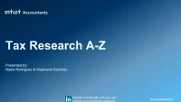 Tax Research A to Z icon