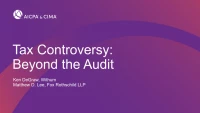 Tax Controversy Beyond the Audit icon