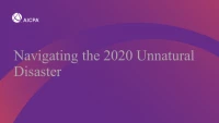 Navigating the 2020 Unnatural Disaster icon