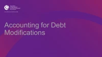 Accounting for Debt Modifications icon