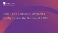 Basis - Can Cannabis Companies Finally Lessen the Burden of 280E? icon