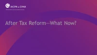 After Tax Reform--What Now? icon