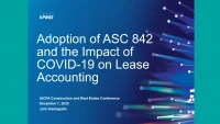 Adoption of ASC 842 and COVID Impacts icon