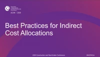 Best Practices for Indirect Cost Allocations icon