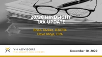 2020 Hindsight: The Nonprofit Tax/Legal Year in Review icon