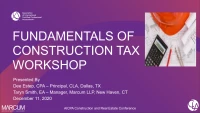 Construction Fundamentals of Tax icon