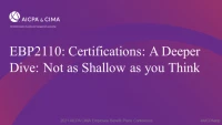 Certifications: A Deeper Dive: Not as Shallow as you Think icon