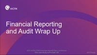 Financial Reporting and Wrap Up icon