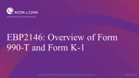 Overview of Form 990-T and Form K-1 icon