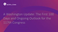 A Washington Update: The First 100 Days and Ongoing Outlook for the 117th Congress icon