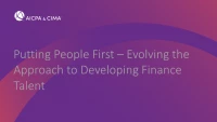 Putting People First – Evolving the Approach to Developing Finance Talent icon